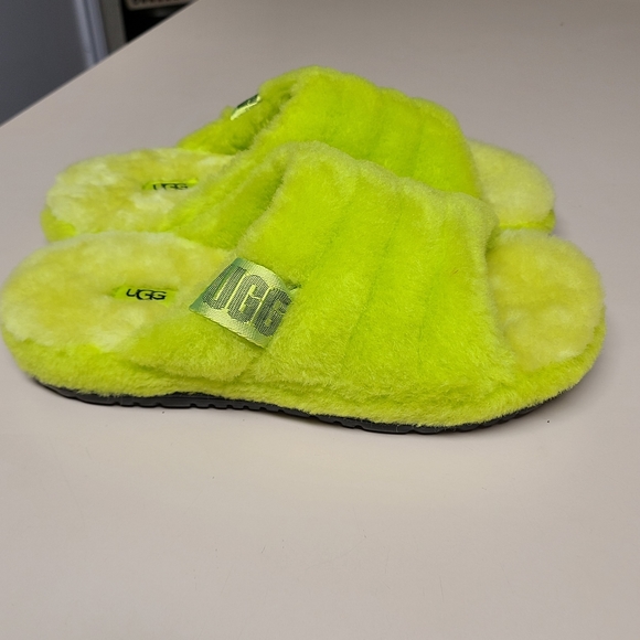 Ugg Fluff You Neon slippers size 7 - Picture 5 of 7